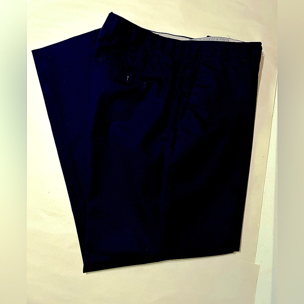 Banana Republic Men’s W33 L32 Modern Slim Fit Navy Blue Wool Dress Pants